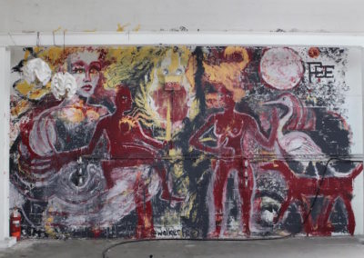 Walker Fee, Live Painting Final. Photo: Barbara Gentile