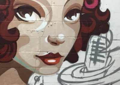 Julia Yu-Baba, Detail of Sketch of Singer. Photo by Arts Org